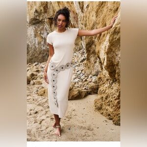 Free people beach midi T-shirt dress